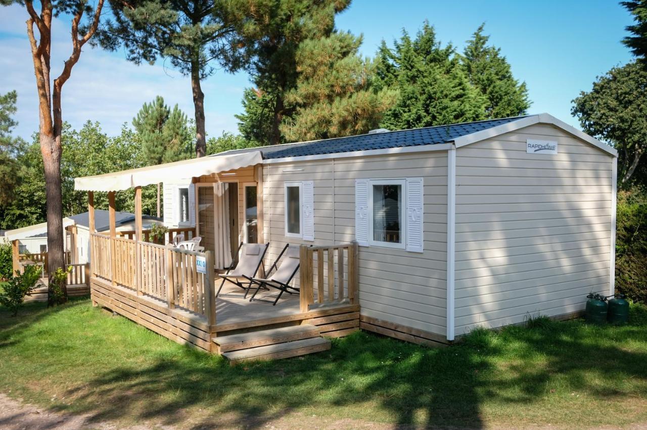 Mobil Home Xxl 4 Chambres - Camping Les Jardins Du Morbihan Monterblanc المظهر الخارجي الصورة