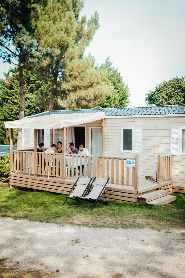 Mobil Home Xxl 4 Chambres - Camping Les Jardins Du Morbihan Monterblanc المظهر الخارجي الصورة